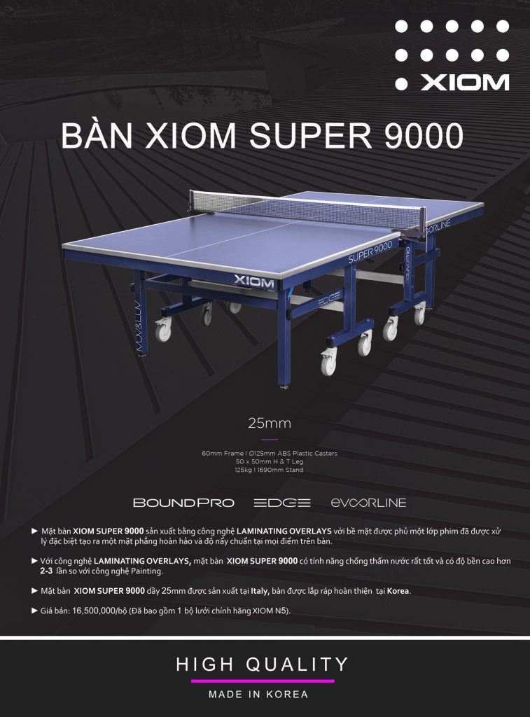 Bàn Xiom Super 9000